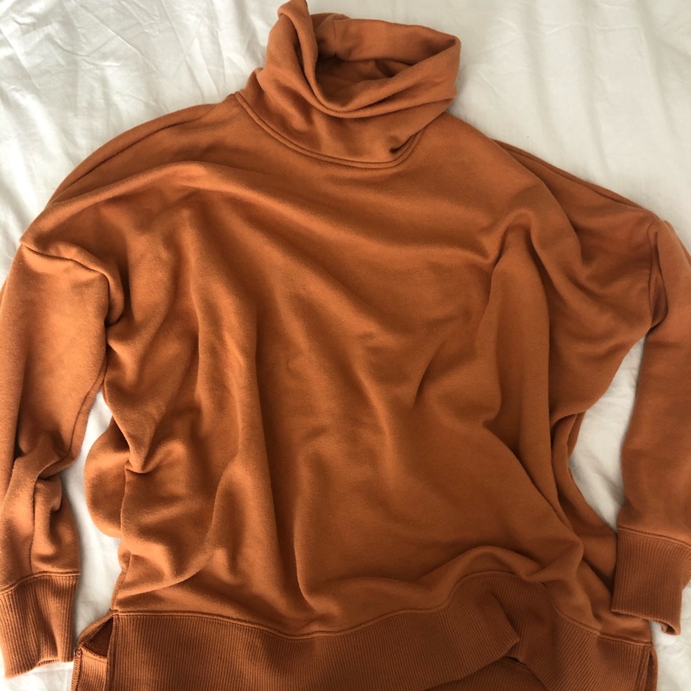 Orange Hi-Low Sweater